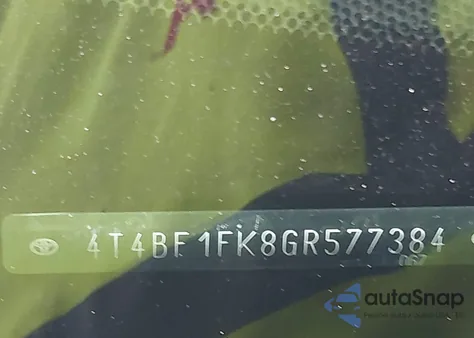 2016 Toyota Camry Le/Se/Xle/Xse из США, поврежденный, VIN 4T4BF1FK8GR577384